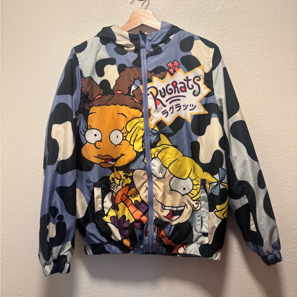 Members Only x Nickelodeon Fleece-Lined Jacket Leopard Print Angelica Suzy